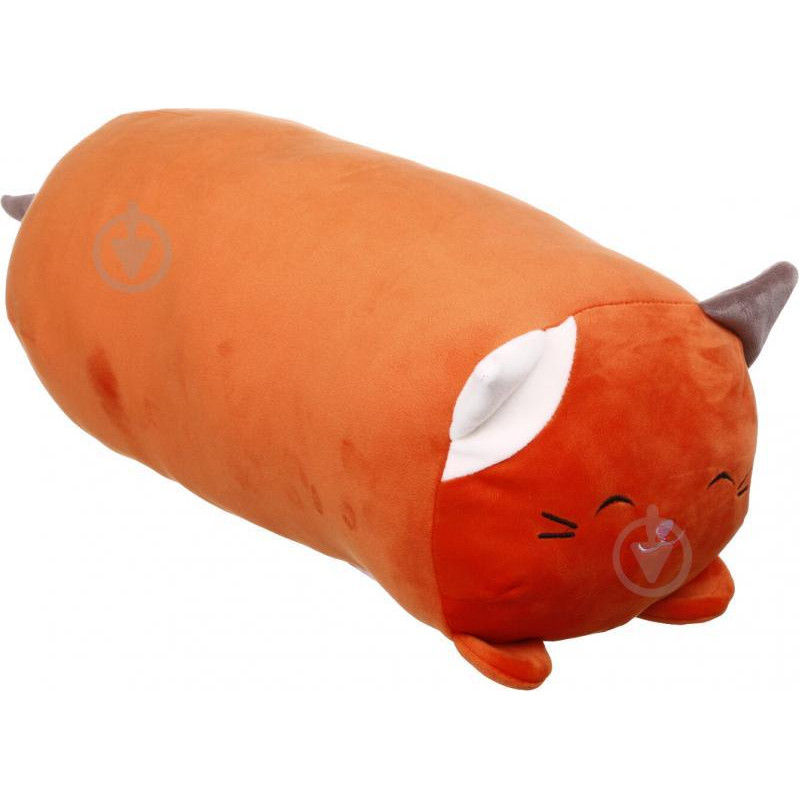 Прованс Подушка-обіймашка Кішка 25x50 см оранжевий (4823093443006) - зображення 1