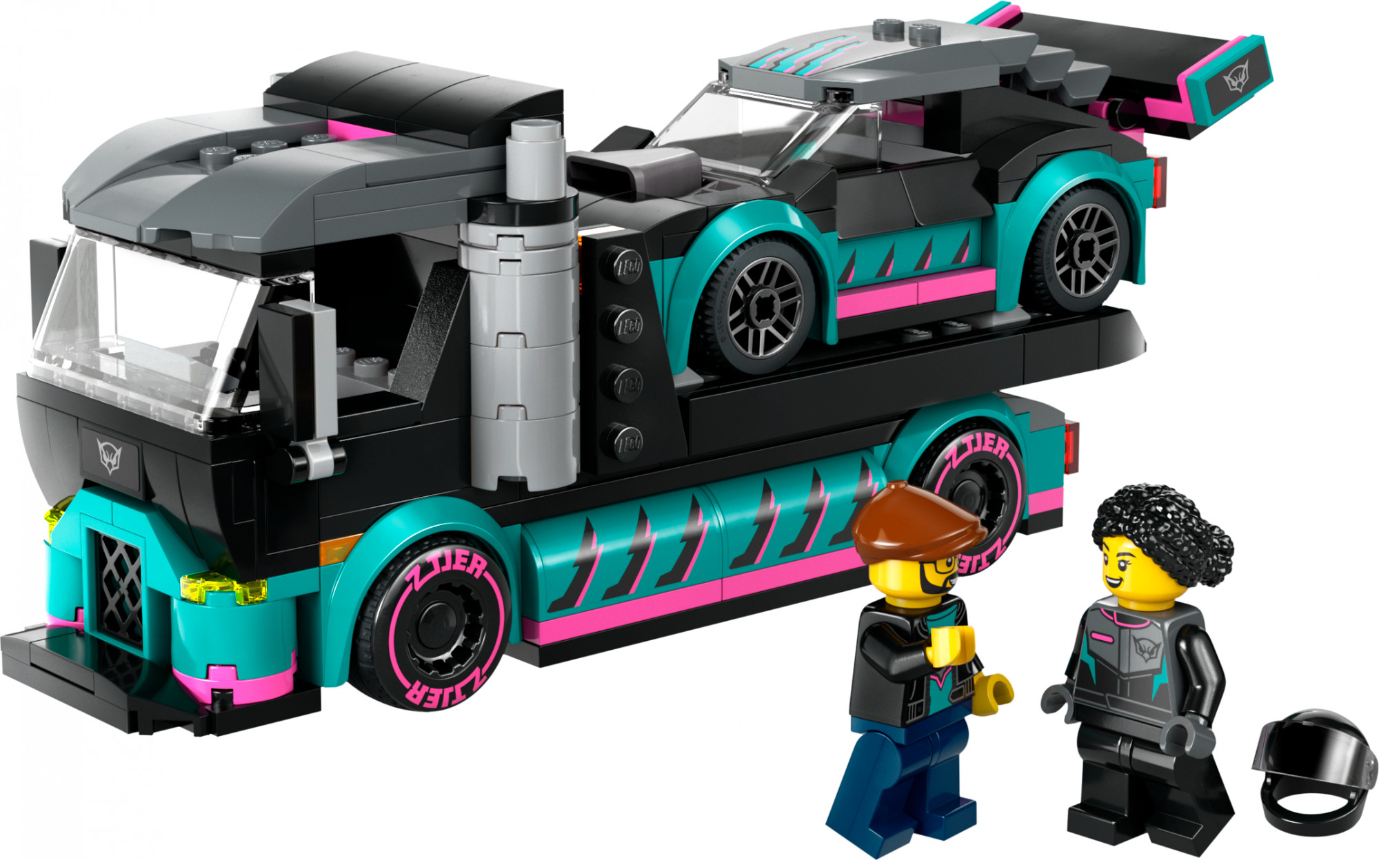 LEGO City Автомобіль для перегонів й автовоз (60406) - зображення 1