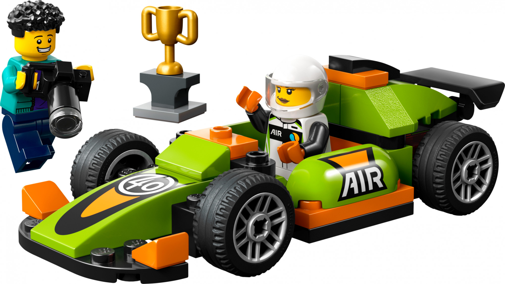 LEGO City Зелений автомобіль для перегонів (60399) - зображення 1