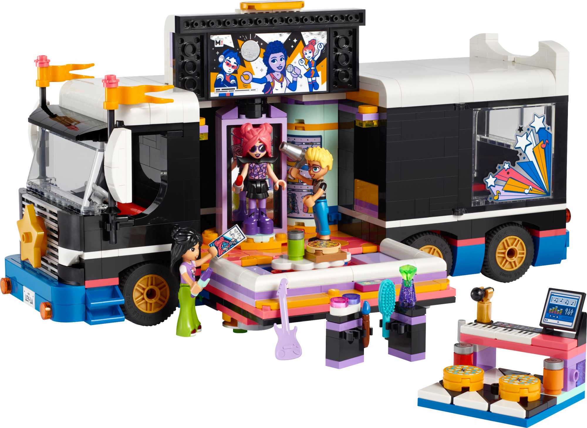 LEGO Friends Автобус для музичного туру попзірки (42619) - зображення 1