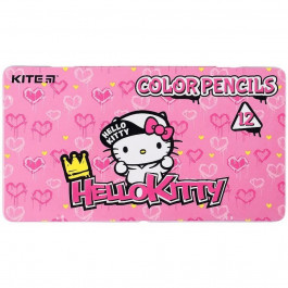 Kite Карандаши цветные трёхгранные  Hello Kitty 12 шт. HK21-058