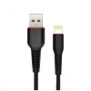 SkyDolphin S54L Soft USB to Lightning 1m Black (USB-000428) - зображення 1