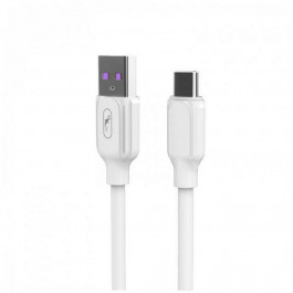 SkyDolphin S56T Super Fast TPE USB to USB Type-C 1m White (USB-000572)