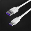 SkyDolphin S56T Super Fast TPE USB to USB Type-C 1m White (USB-000572) - зображення 3