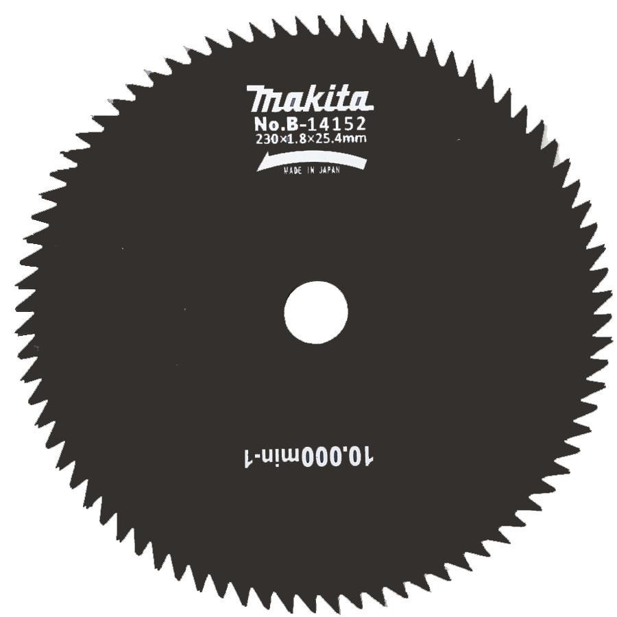 Makita Режущий диск 230х25,4 мм 80Т для триммеров (B-14152) - зображення 1