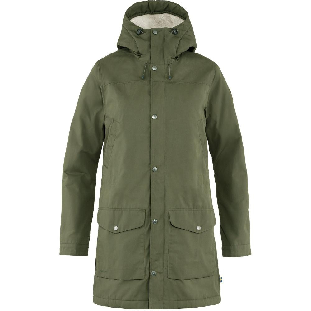 Fjallraven Жіноча куртка  Greenland Winter Parka W Laurel Green (89738.625) XS - зображення 1