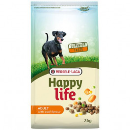 Happy Life Adult Beef flavouring 3 кг (311035)