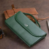 ST Leather Клатч зі шкіри жіночий  19320 Зелений - зображення 9