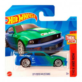 Hot Wheels 07 Ford Mustang Then And Now HKJ43 Blue