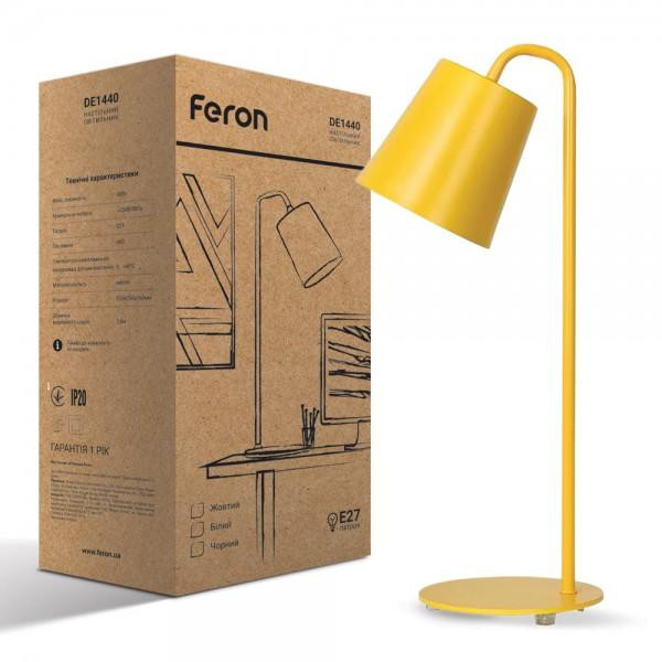 FERON DE1440 під лампу Е27 жовтий (40212) - зображення 1