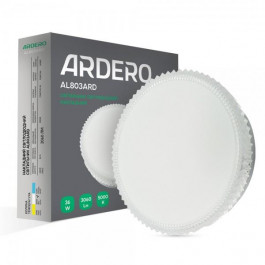 Ardero Накладний світлодіодний світильник  AL803ARD 36W коло декор (80180)