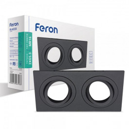 FERON Вбудований поворотний світильник  DL6222 чорний (01806)