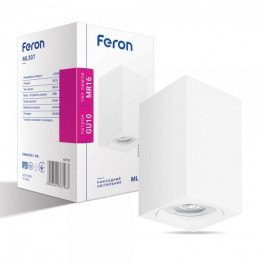 FERON Накладний неповоротний світильник  ML307 білий (40133)