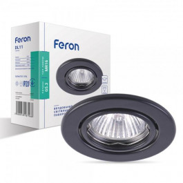 FERON Вбудований світильник  DL11 чорний (01818)