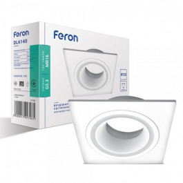 FERON Вбудований неповоротний світильник  DL6140 білий (01792)