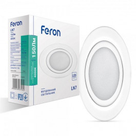 FERON LN7 3W белый (01823)