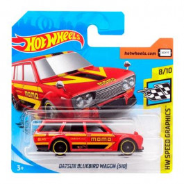   Hot Wheels Datsun Datsun Bluebird Wagon (510) Speed Graphics 1:64 GHC90 Red