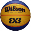 Wilson FIBA 3X3 Replica Basketball Size 6 SS16 Yellow-Blue (WTB1033XB) - зображення 1