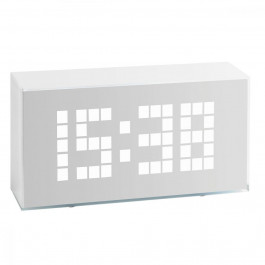 TFA Time Block, LED, адаптер питания, белый, 175x51x91 мм (602012)