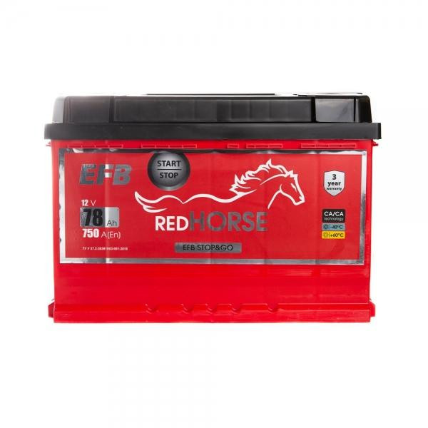 Red Horse 6СТ-78 АзЕ Start&Stop - зображення 1