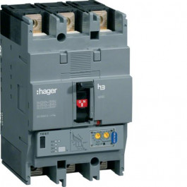 Hager h250, In=250А, 3п, 70kA, LSI (HEC250H)