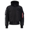 Alpha Industries Куртка  MA-1 D-Tec SE - Black/Reflective M Черный - зображення 1