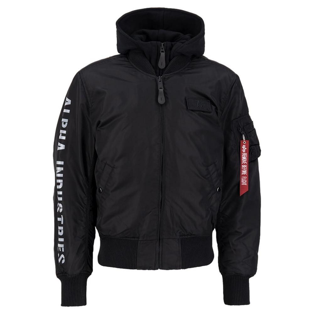 Alpha Industries Куртка  MA-1 D-Tec SE - Black/Reflective M Черный - зображення 1