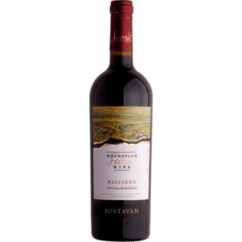 Bostavan Вино  Бастардо червоне напівсолодке 11-13%, 750 мл (4840472014374) - зображення 1