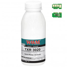 WWM Тонер Xerox Ph3020/WC3025, 45г Black, chip (TC-Ph-3020-45-WWM)