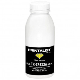 Printalist Тонер HP CLJ M180/M181/M154 35г Yellow (TR-CF532A-35-PL)