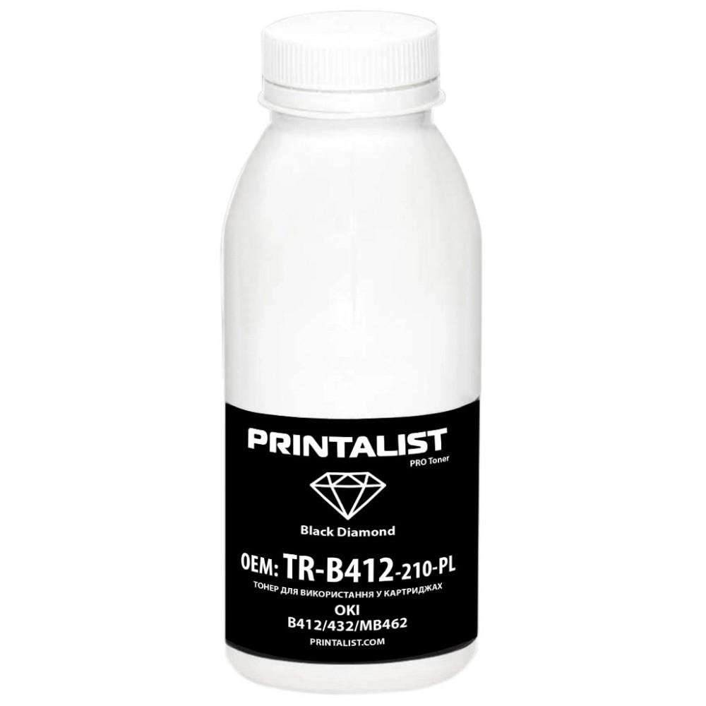 Printalist Тонер OKI B412/432 /MB462, 210г Black (TR-B412-210-PL) - зображення 1