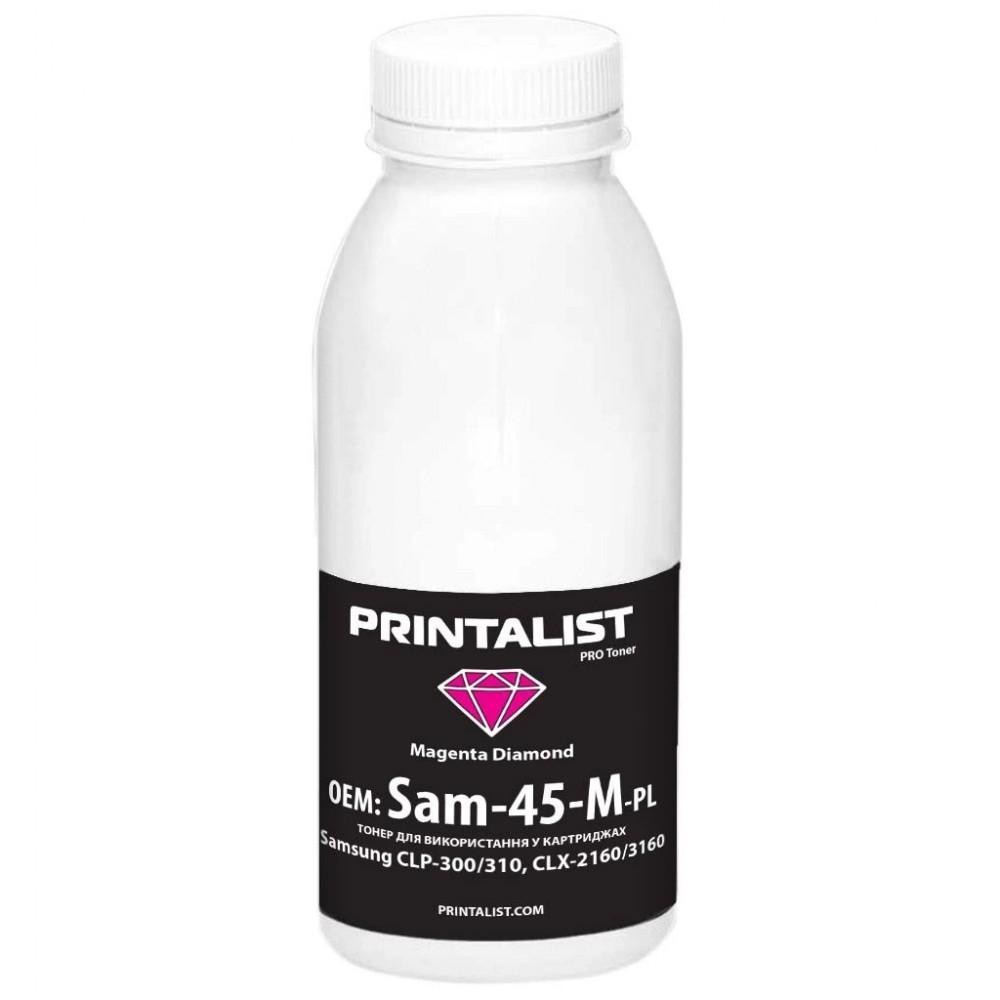 Printalist Тонер SamsungCLP-300/310, CLX-2160/3160 45г Magenta (Sam-45-M-PL) - зображення 1