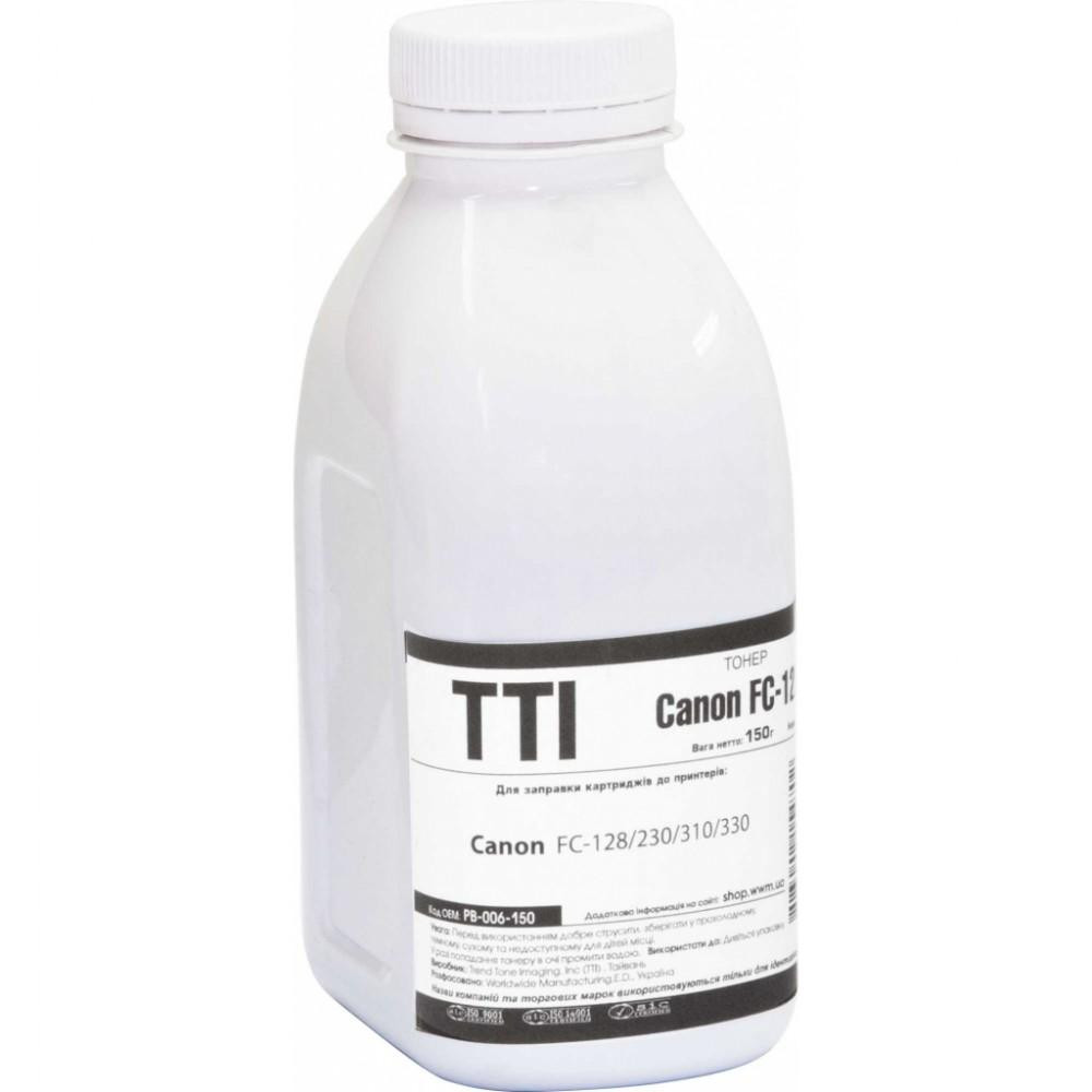 TTI Тонер Canon PC/ FC (A15/ A30/ E16/ E20/ E31/ E40) банка 150г (T203-6/ PB-006-150) - зображення 1