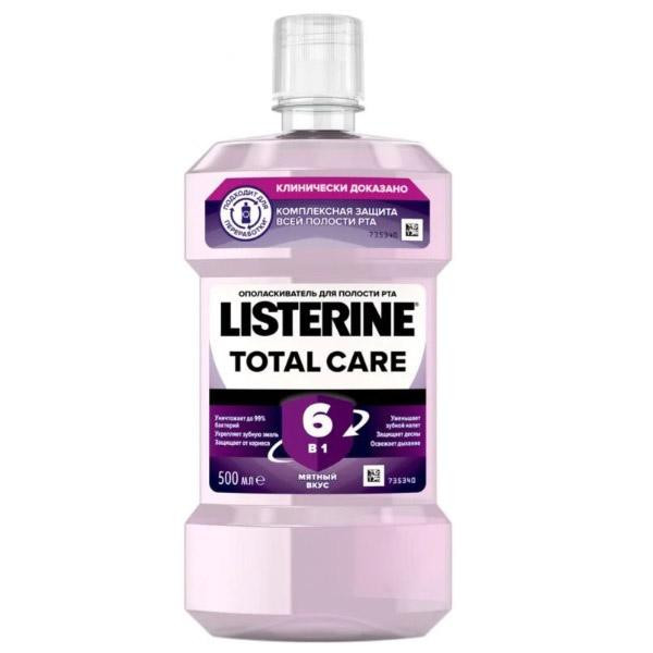 Listerine total care ополіскувач для ротової порожнини 500 мл - зображення 1