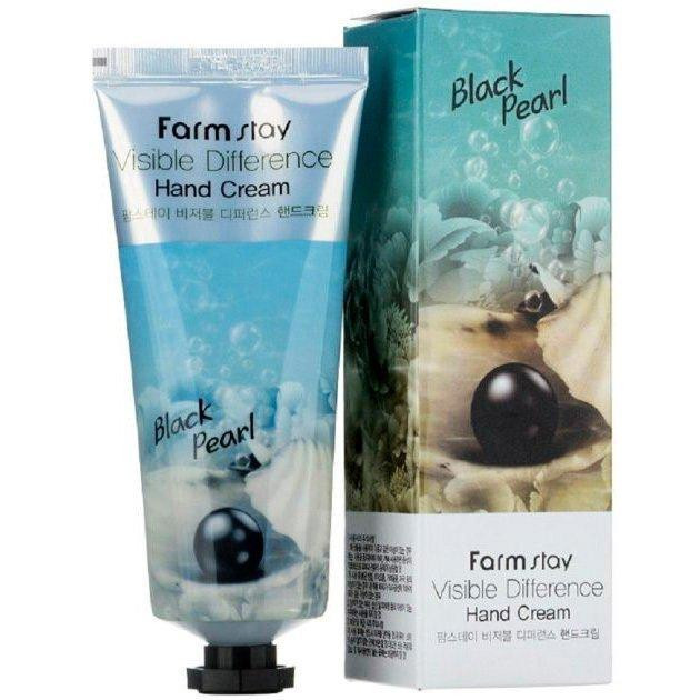 FarmStay Крем для рук  Visible Difference Hand Cream Black Pearl 100г - зображення 1