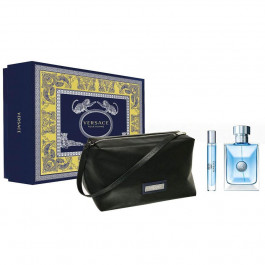 VERSACE Набір  pour Homme для чоловіків - set (edt 100 ml + edt 10 ml + trousse)