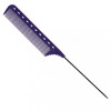 Y.S.Park Расческа  YS 102 Tail Comb с хвостиком пурпурный (364280) - зображення 1