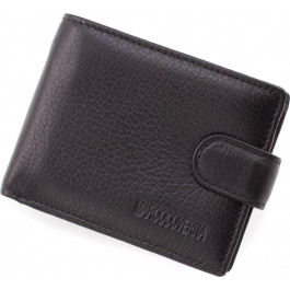   Marco Coverna Компактне чоловіче портмоне з якісної телячої шкіри чорного кольору  (21590)