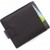 Marco Coverna Компактне чоловіче портмоне з якісної телячої шкіри чорного кольору  (21590) - зображення 3