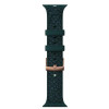 Njord Salmon Leather Strap for Watch 49/45/44/42mm, Dark Green (SL14122) - зображення 3