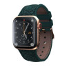 Njord Salmon Leather Strap for Watch 49/45/44/42mm, Dark Green (SL14122) - зображення 5