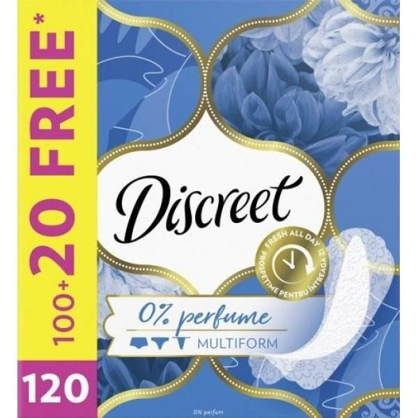 Discreet Ежедневные прокладки  Deo Multiform 120 шт (8006540233498) - зображення 1
