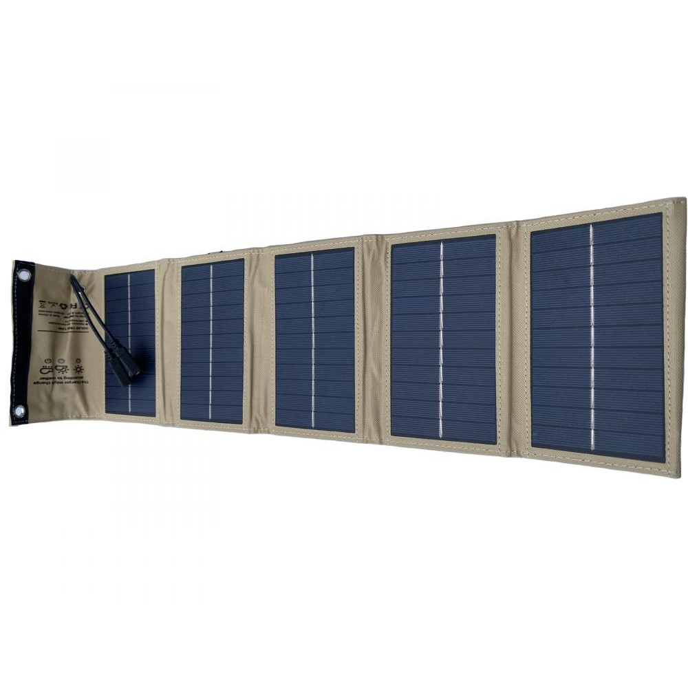 Q-Touch Solar Panel 20W бежевий - зображення 1
