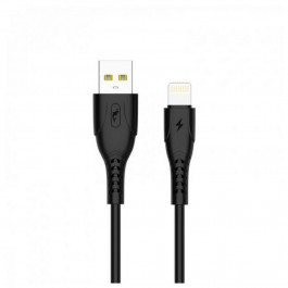 SkyDolphin S08L USB - Lightning 1m Black (USB-000561)