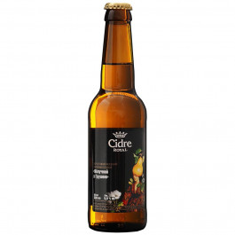 Cidre Royal Сидр купажний солодкий Cidre  Яблучний з Грушею, 5%, 330 мл (4820120800320)