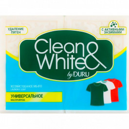 Duru Мило для прання  Clean&White Господарське Універсальне 2 x 120 г (8690506521875)
