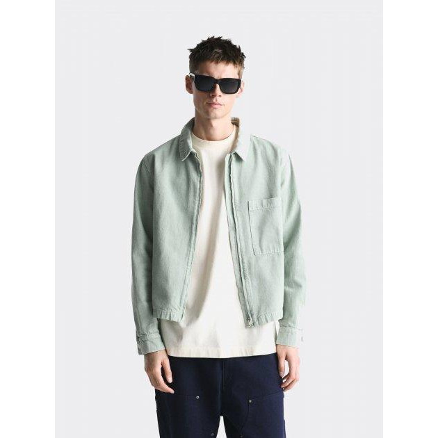 Zara Куртка-сорочка чоловіча  506214504 XL Зелена (1159789480) - зображення 1