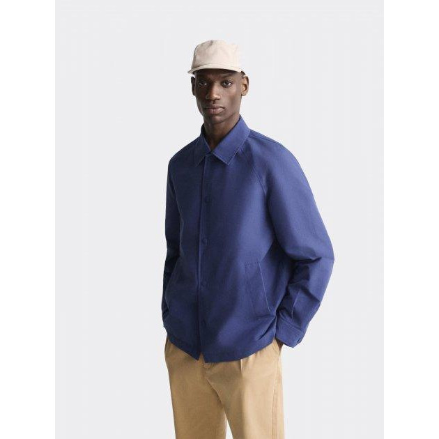 Zara Куртка-сорочка чоловіча  337210410 M Синя (1159789487) - зображення 1
