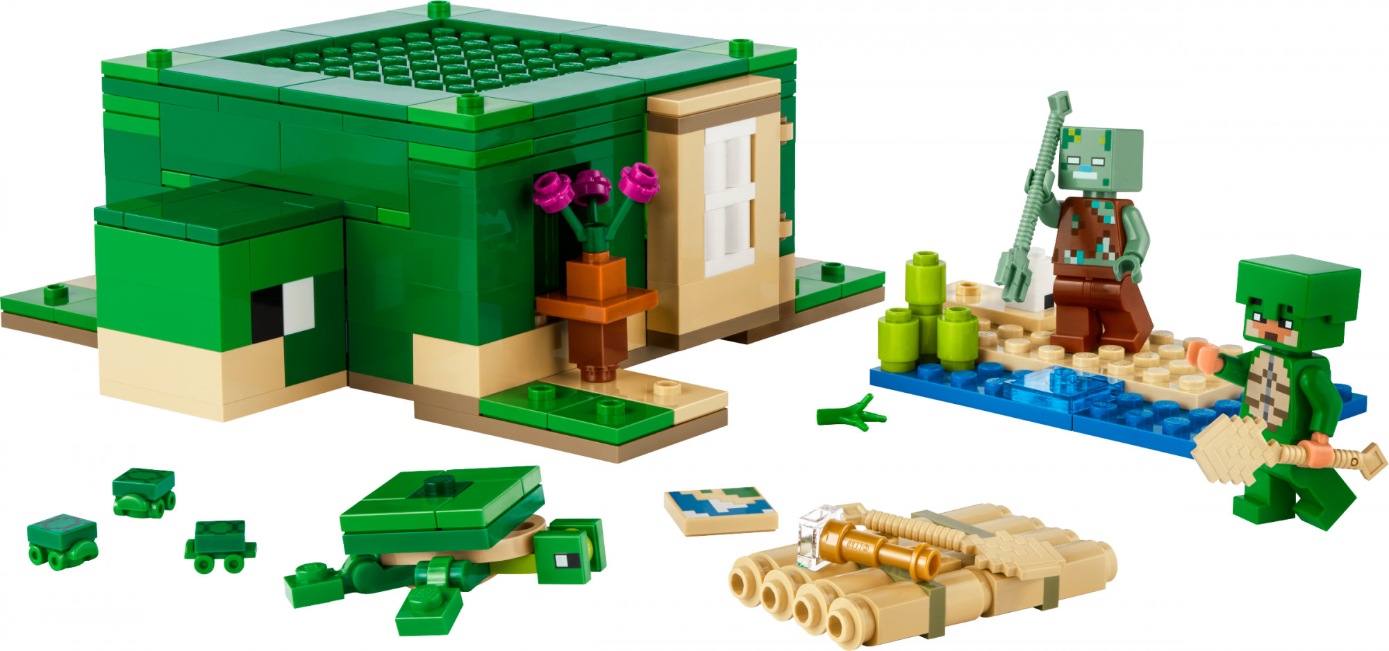 LEGO Minecraft Пляжний будинок у формі черепахи (21254) - зображення 1