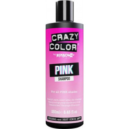 CRAZY COLOR Шампунь відтінковий для всіх відтінків рожевого  Vibrant Pink Shampoo 250 мл (5035832007939)